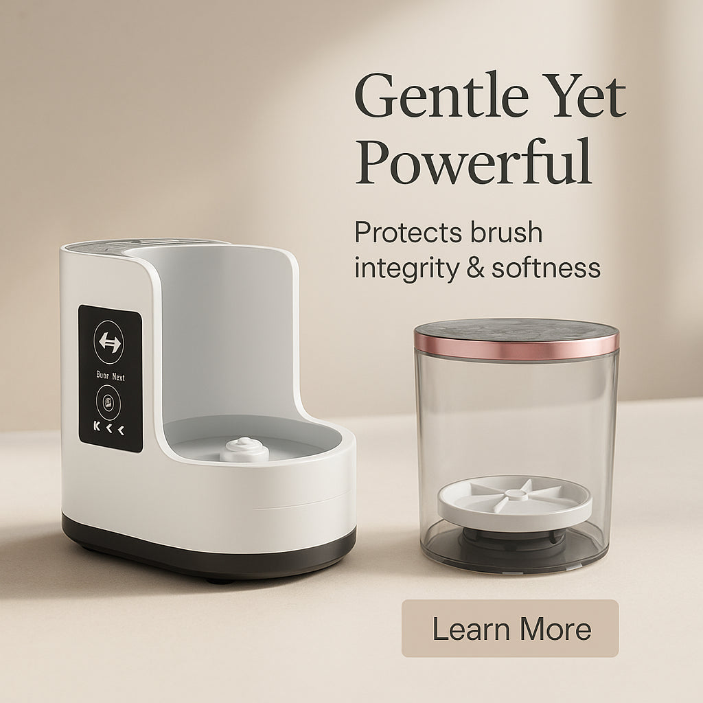 3-in-1 USB Electric Makeup Brush Cleaner & Quick-Dryer - Effortless Cleaning and Drying Tool